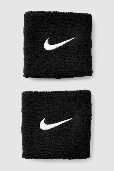 Nike Black Swoosh Wristband