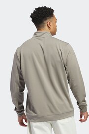 adidas Golf Elevated 1/4-Zip Black Sweatshirt - Image 3 of 7
