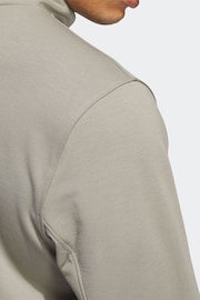 adidas Golf Elevated 1/4-Zip Black Sweatshirt - Image 5 of 7