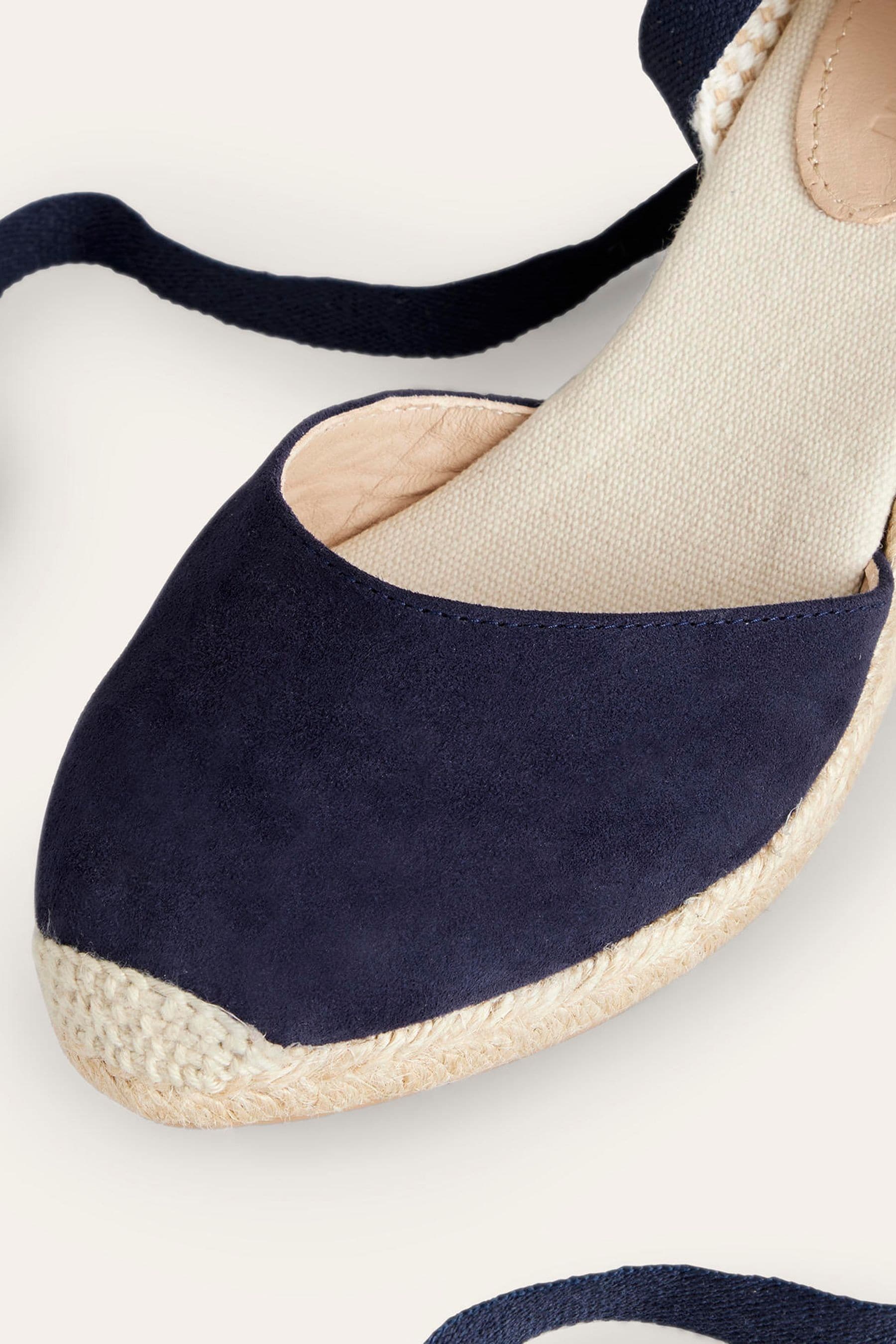 Buy Boden Blue Cassie Espadrille Wedges from the Next UK online shop