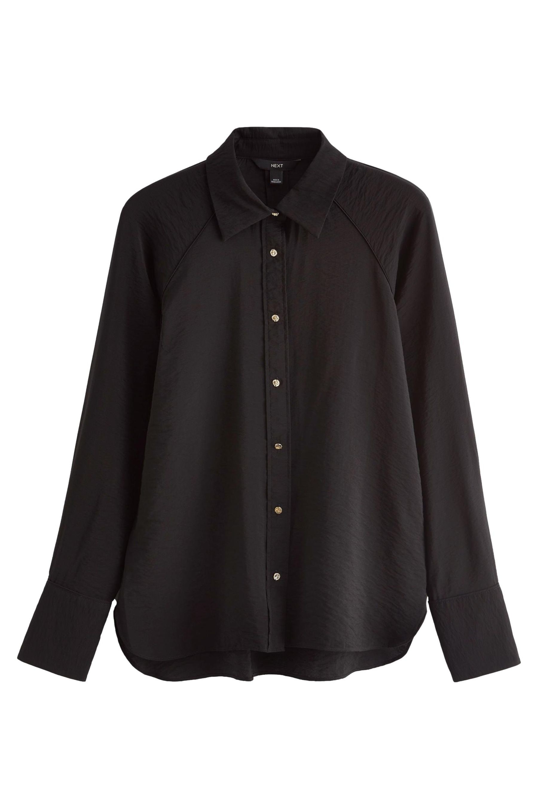 Black shirt buttons store