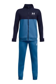 Under Armour Blue/Black Knit Tracksuit - Image 1 of 2