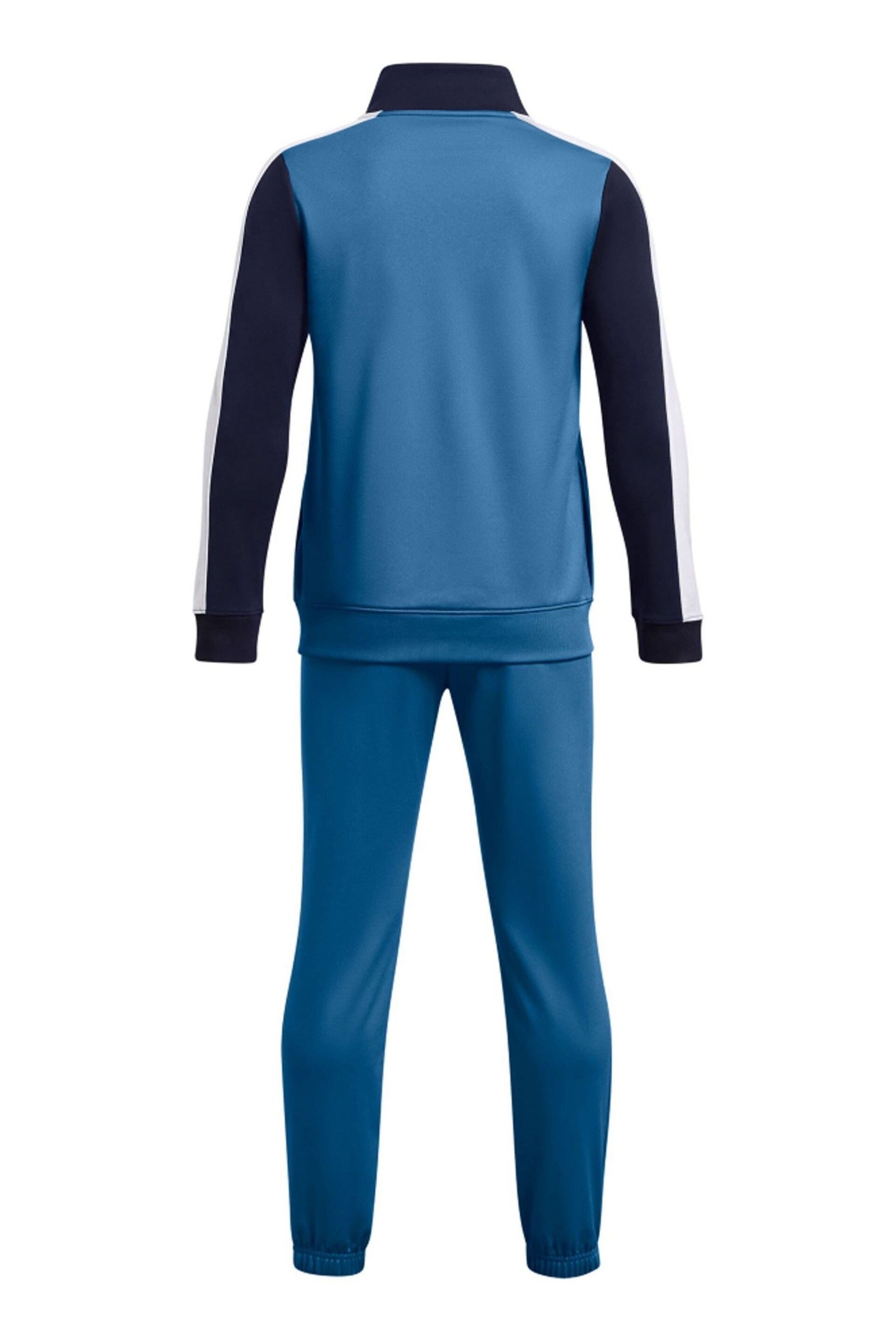 Under Armour Blue/Black Knit Tracksuit - Image 2 of 2