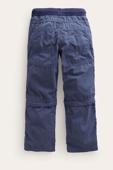 Boden Blue Zip-off Techno Trousers