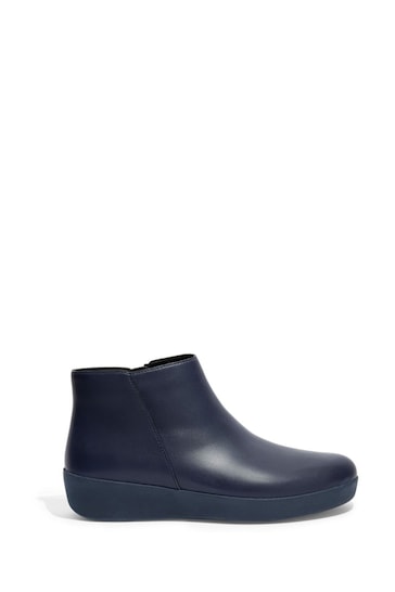 FitFlop Blue Sumi Leather Ankle Boots