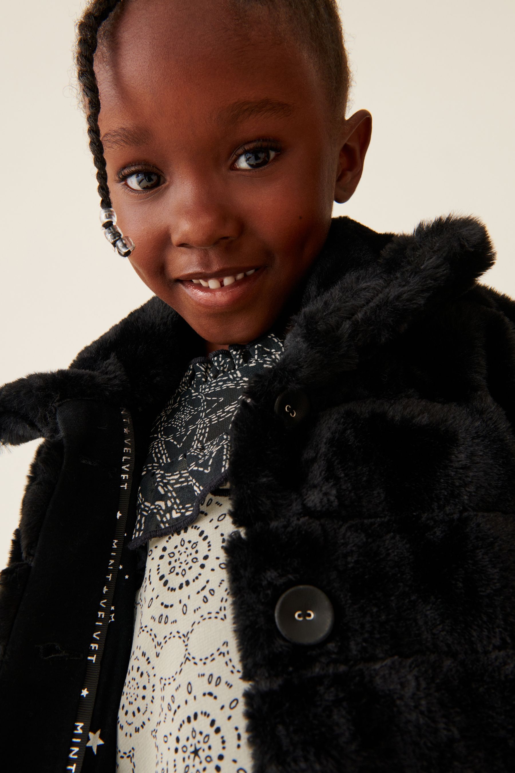 Mint faux fur jacket shop