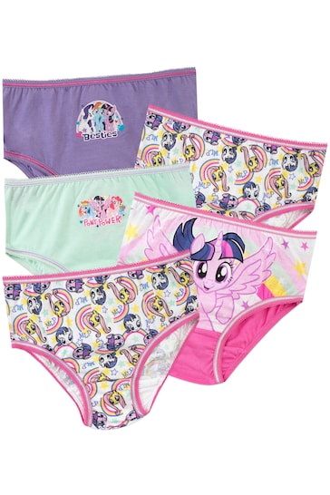 Character Grey Kids My Little Pony Multipack Underwear 5 Packs