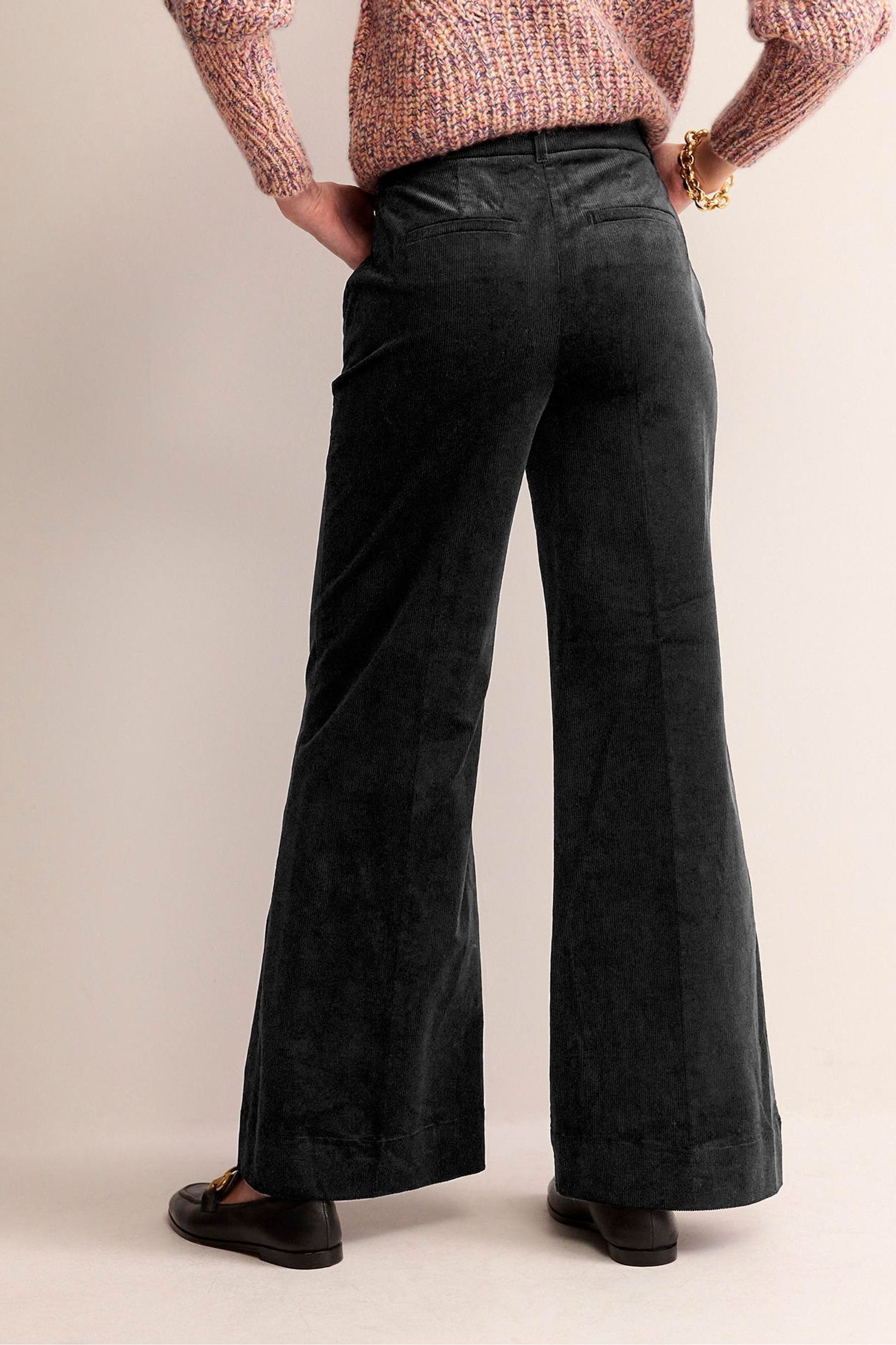 Corduroy trousers wide top leg