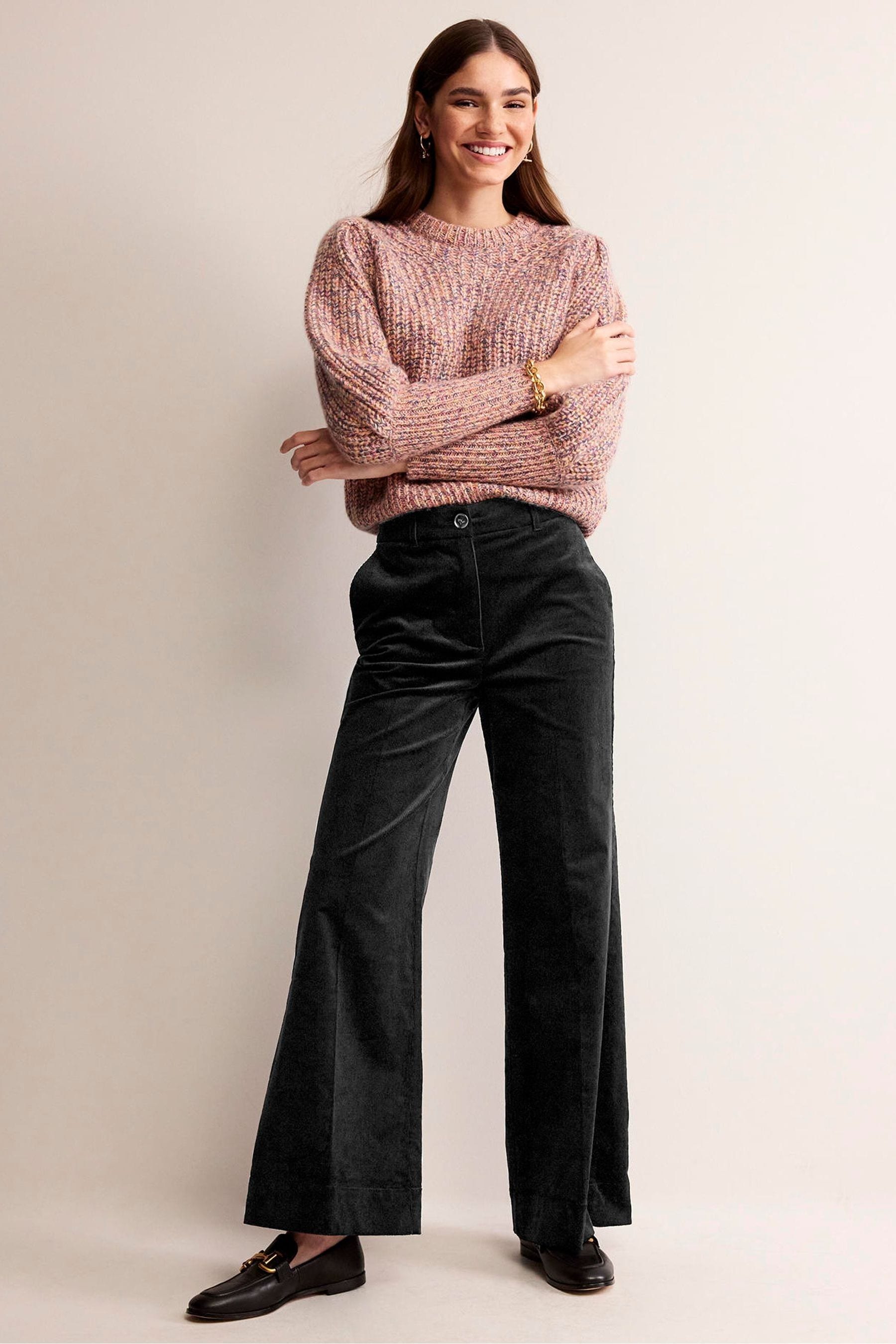 Corduroy straight leg hotsell trousers