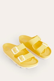 Boden Yellow Lyla Double Buckle Slides - Image 3 of 4