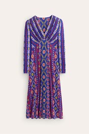 Boden Blue Jersey Midi Tea Dress - Image 5 of 5