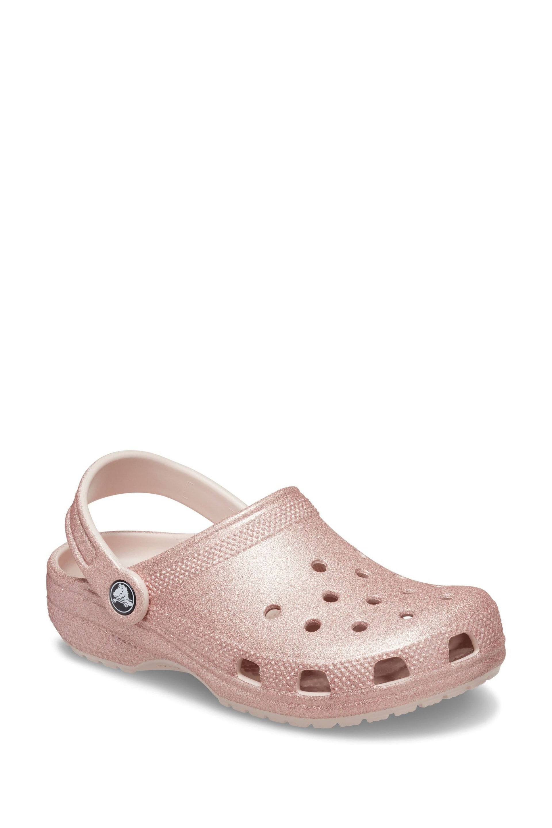 Crocs Classic Kids Glitter Clogs - Image 4 of 8