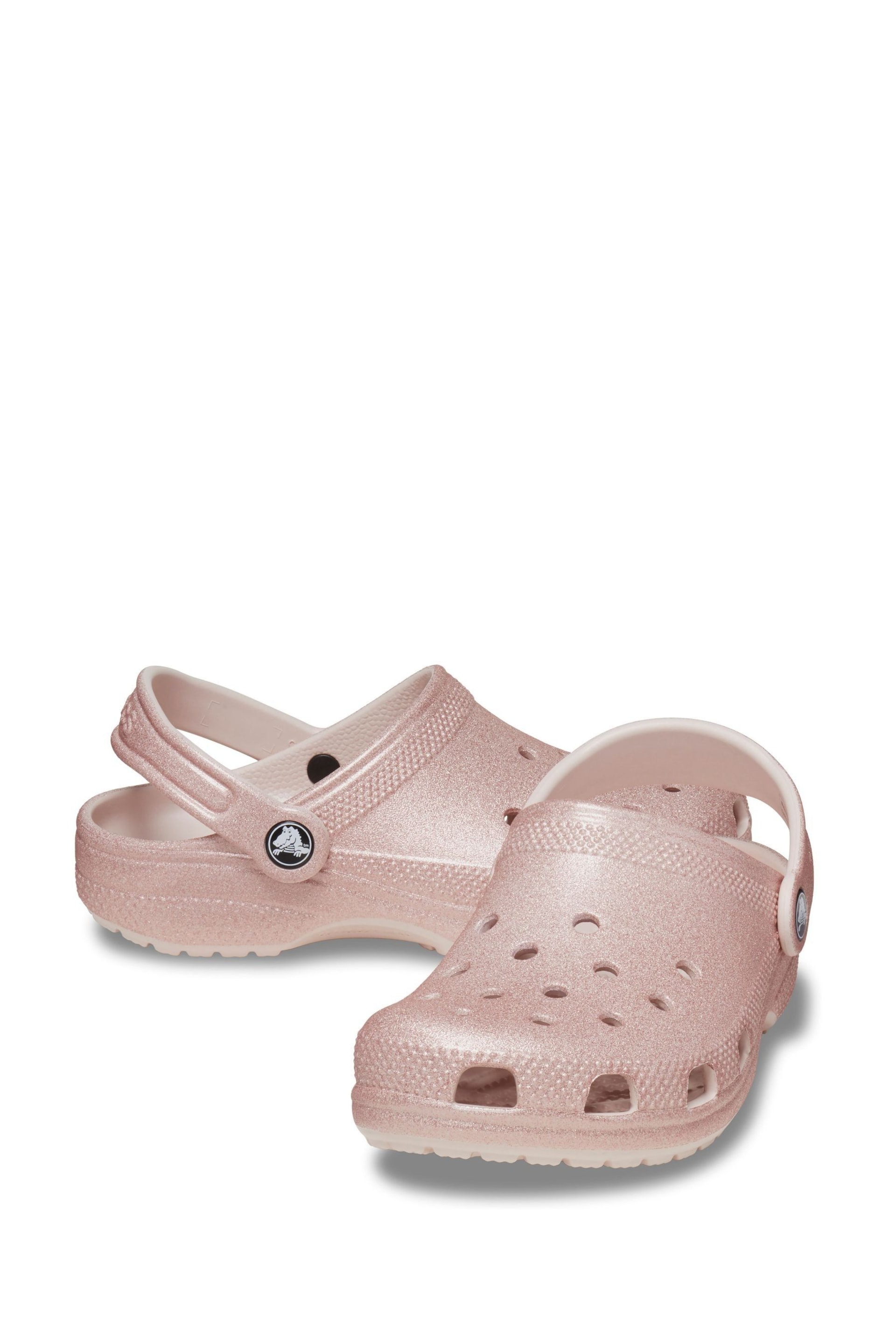 Crocs Classic Kids Glitter Clogs - Image 5 of 8