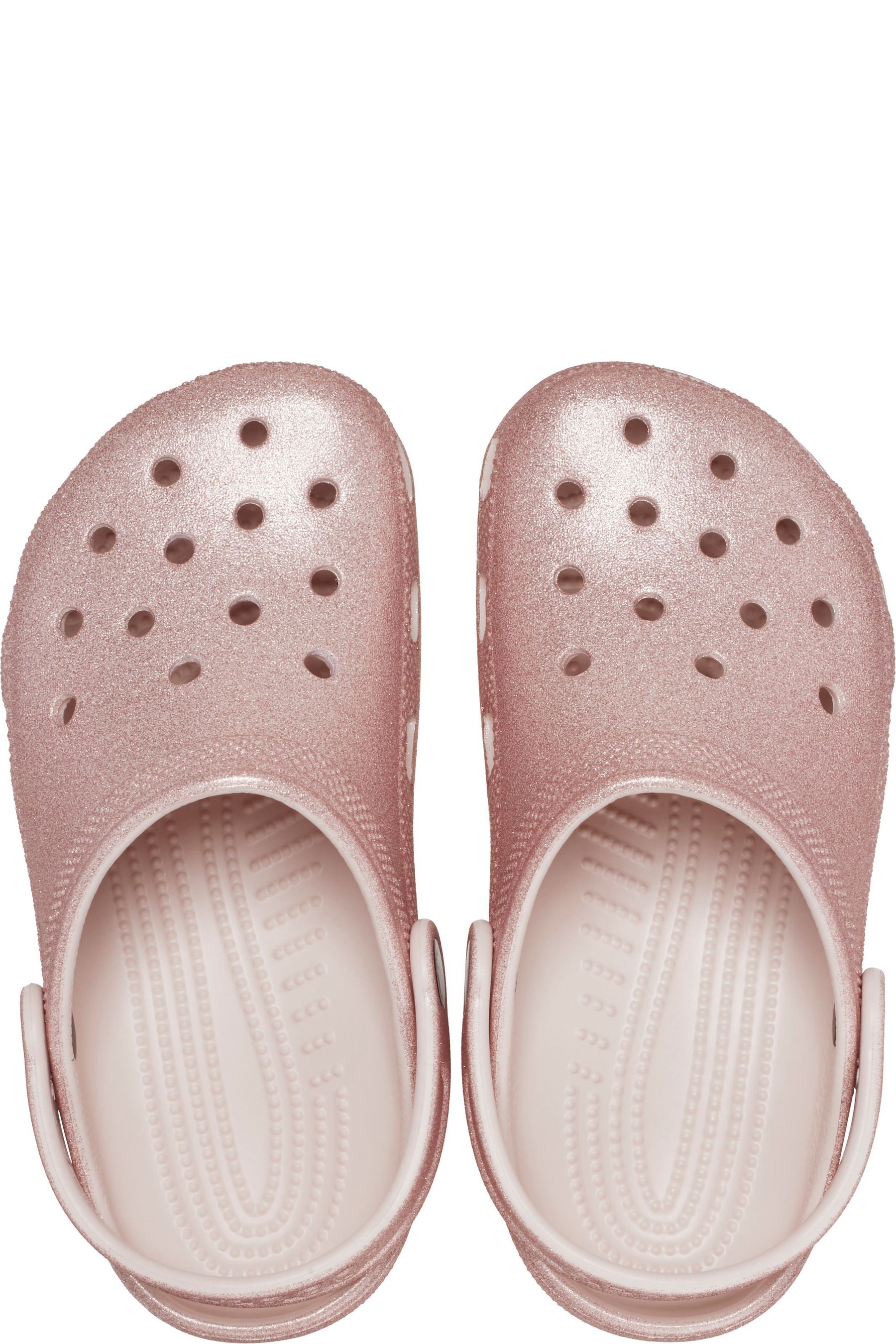 Buy Crocs Pale Pink Classic Kids Glitter Clogs from Next Canada
