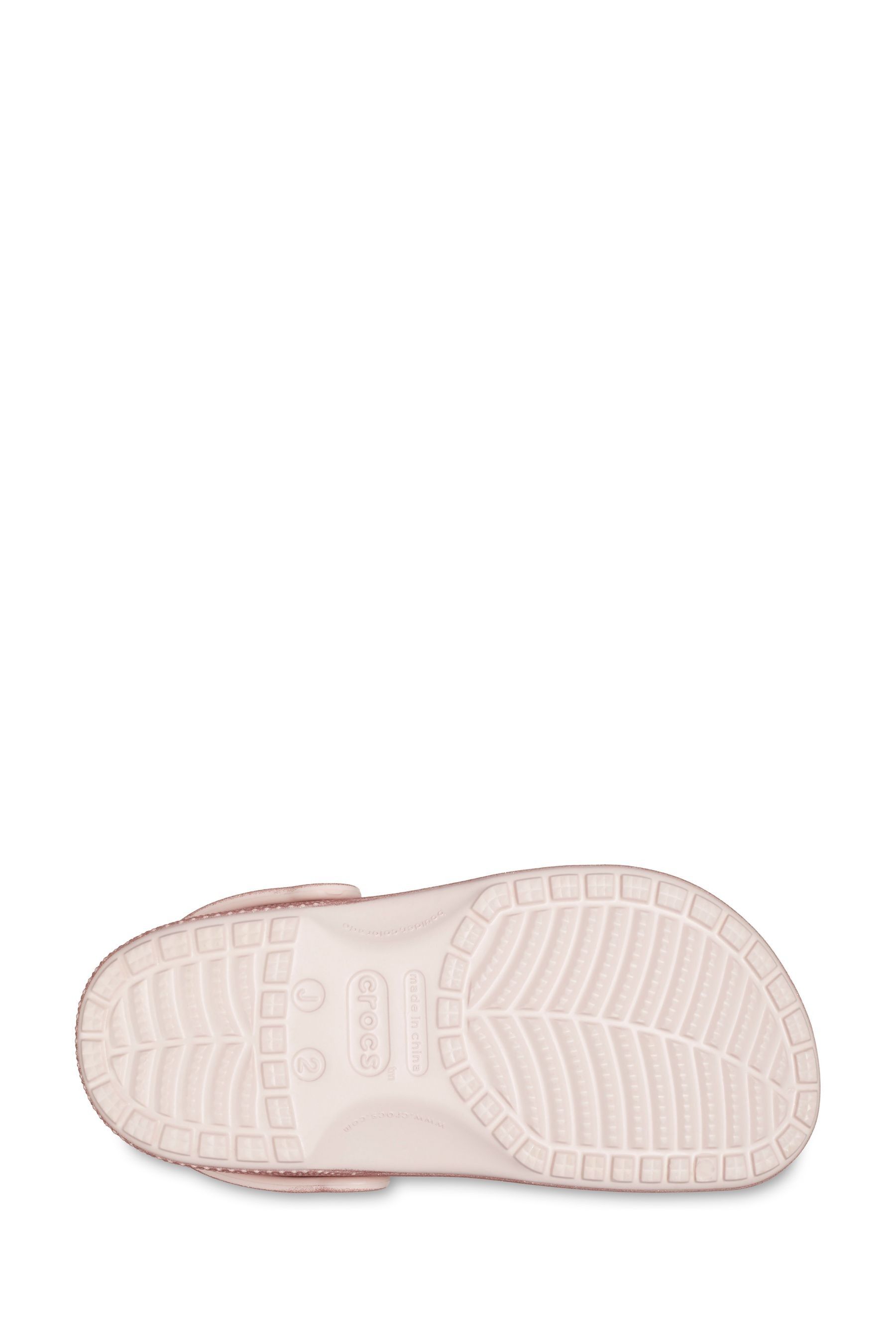Buy Crocs Pale Pink Kids Classic Glitter Clogs from the Next UK online shop