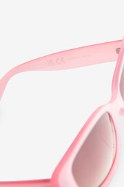 Light Pink Slim Rectangle Sunglasses - Image 6 of 6