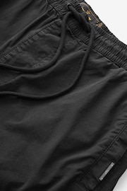 Black Slim Fit Stretch Utility Cargo Trousers - Image 6 of 7