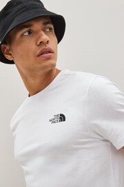 The North Face White/Black Simple Dome Short Sleeve T-Shirt - Image 5 of 7