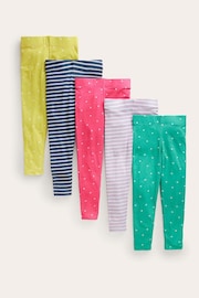 Boden Pink Leggings 5 Pack - Image 1 of 2