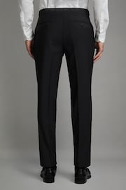 Reiss Black Hope Modern Fit Wool Blend Trousers - Image 5 of 6