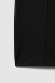 Reiss Black Hope Modern Fit Wool Blend Trousers - Image 6 of 6