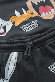 Charcoal Grey Looney Tunes Crew Sweatshirt and Shorts Set (3mths-8yrs) - Image 7 of 7