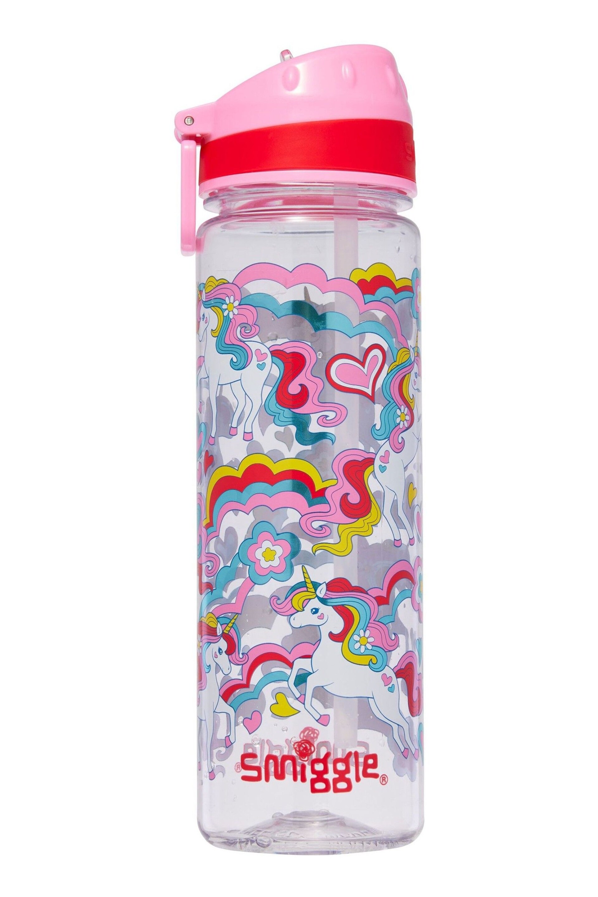 Smiggle Pink Wild Side Drink Bottle 650ML - Image 1 of 2