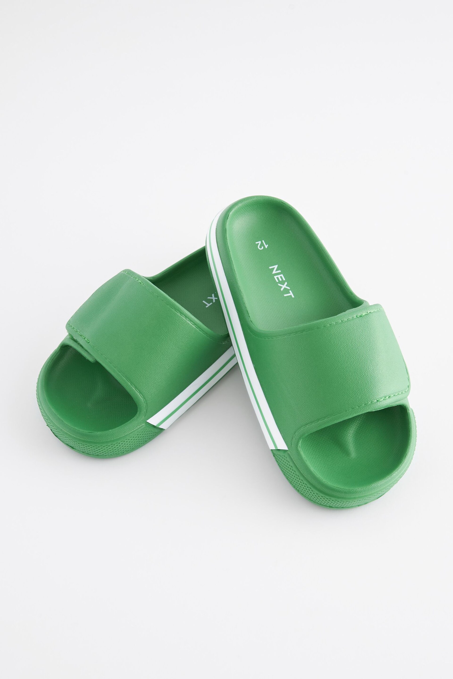 Green Stripe Sliders - Image 1 of 6