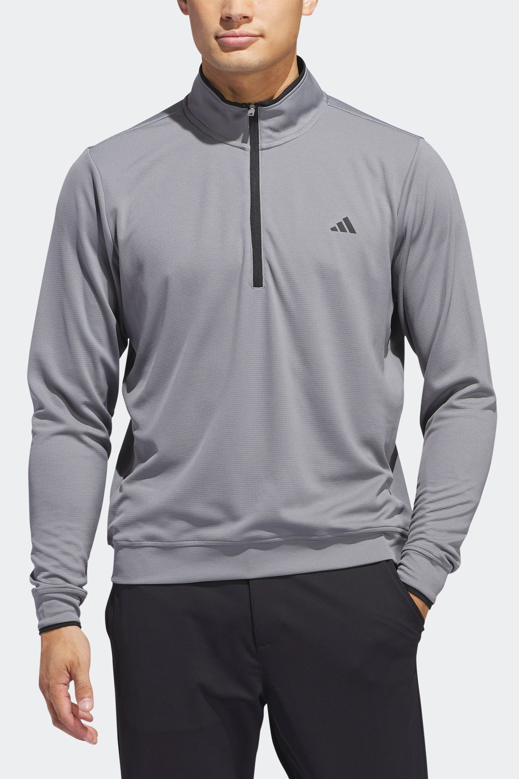 Adidas half zip top discount