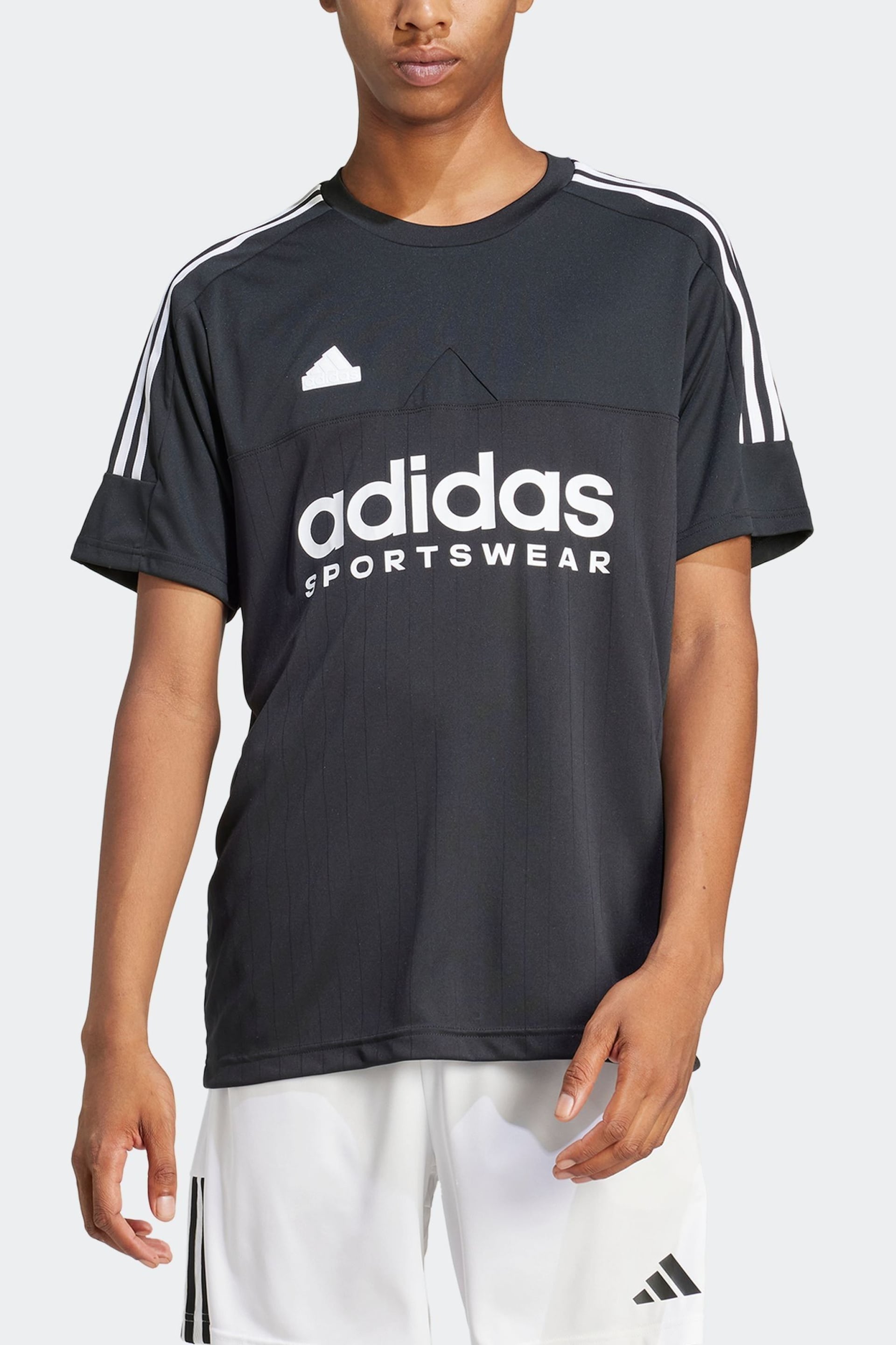 adidas Black Tiro T-Shirt - Image 3 of 7