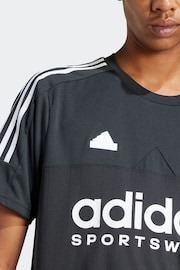 adidas Black Tiro T-Shirt - Image 5 of 7