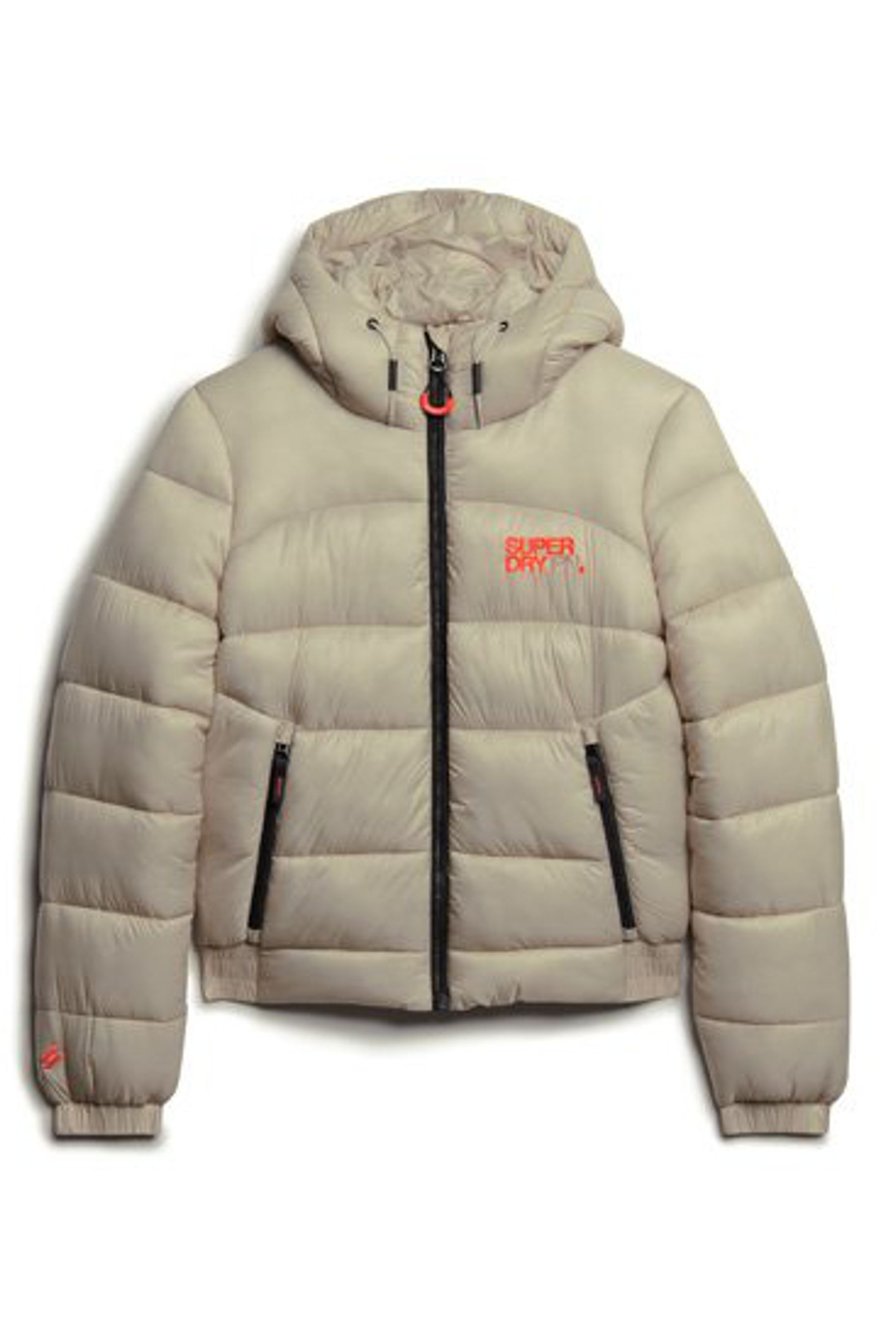 Buy Superdry Cream Sports Puffer Bomber Jacket from Next Qatar
