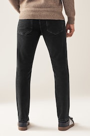 Black Slim Fit Classic Stretch Jeans - Image 4 of 10