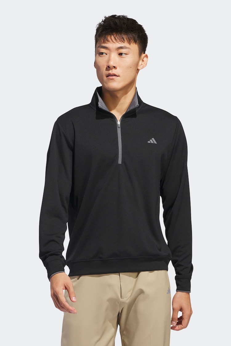 adidas Golf Lightweight Quarter Zip Top - Image 1 of 7