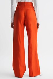 Reiss Orange Hollie Wide Leg Linen Trousers - Image 6 of 7