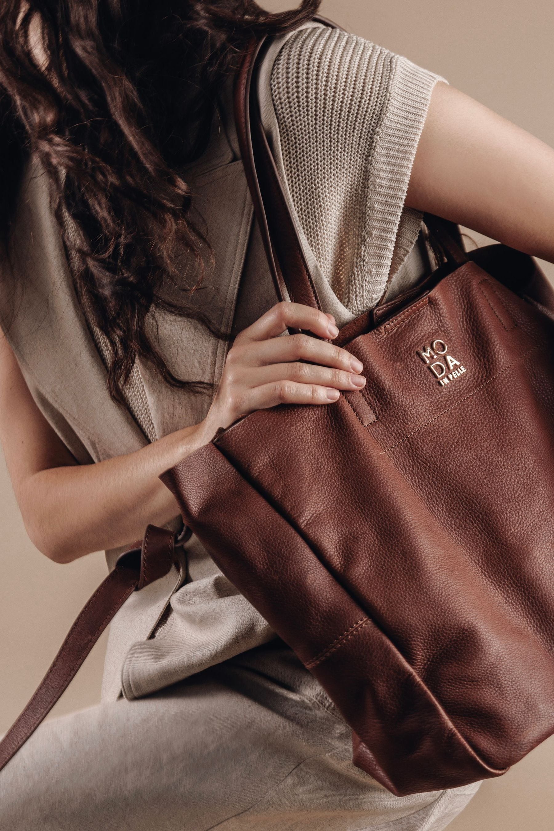 Tote bag pelle on sale