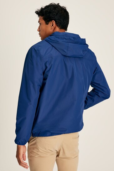 Joules Arlow Blue Popover Waterproof Jacket