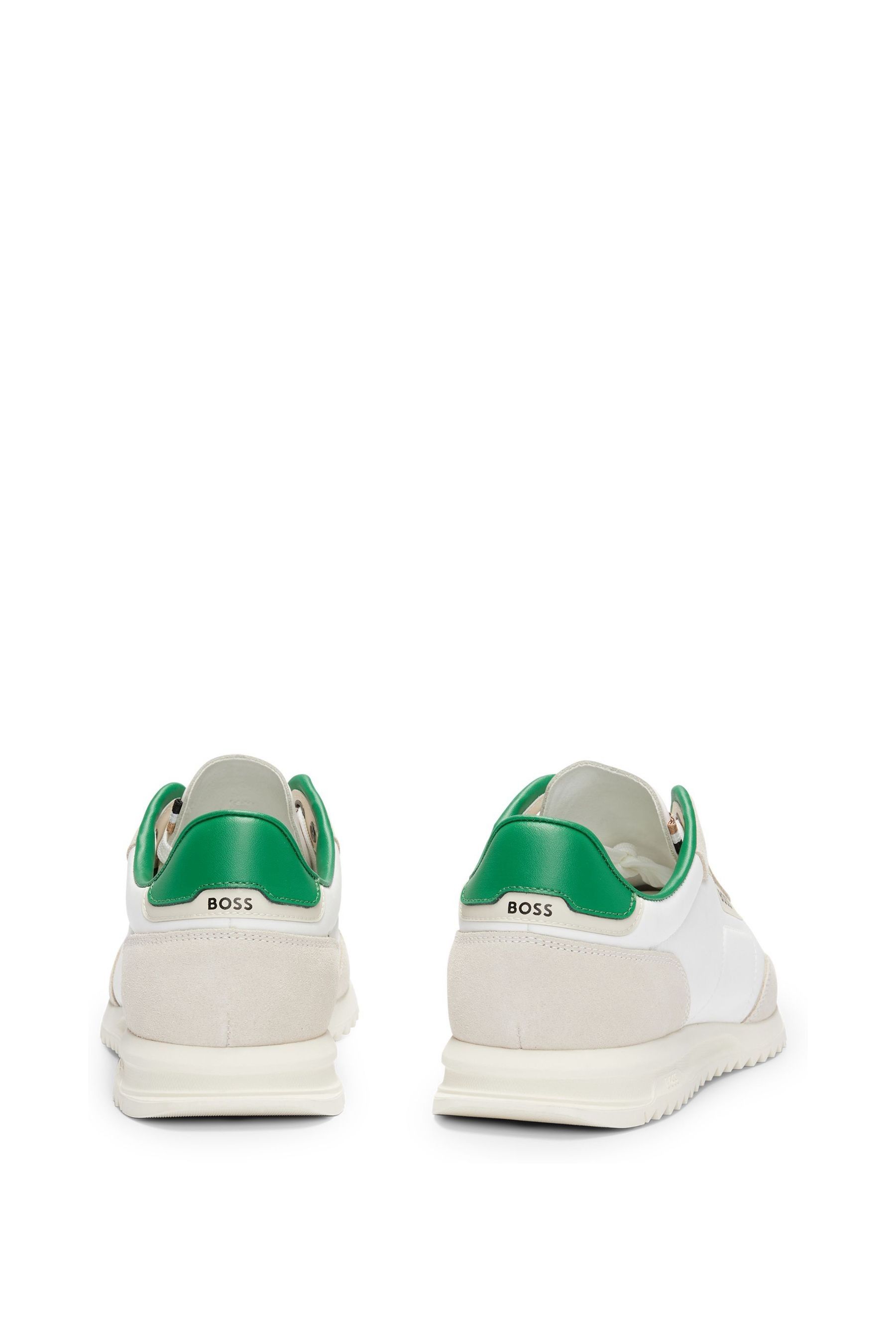 Boss store green trainers