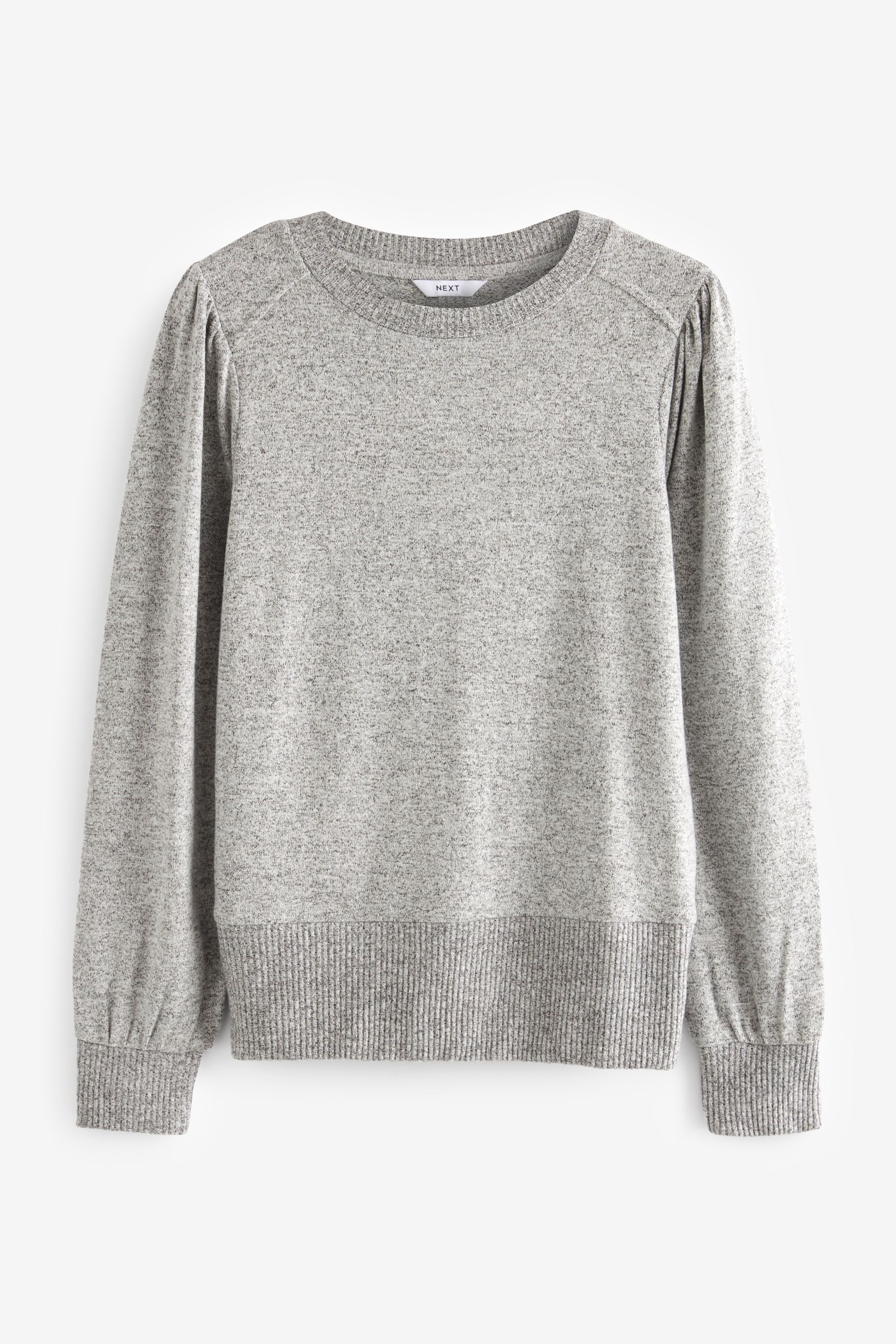 Soft grey sweater top