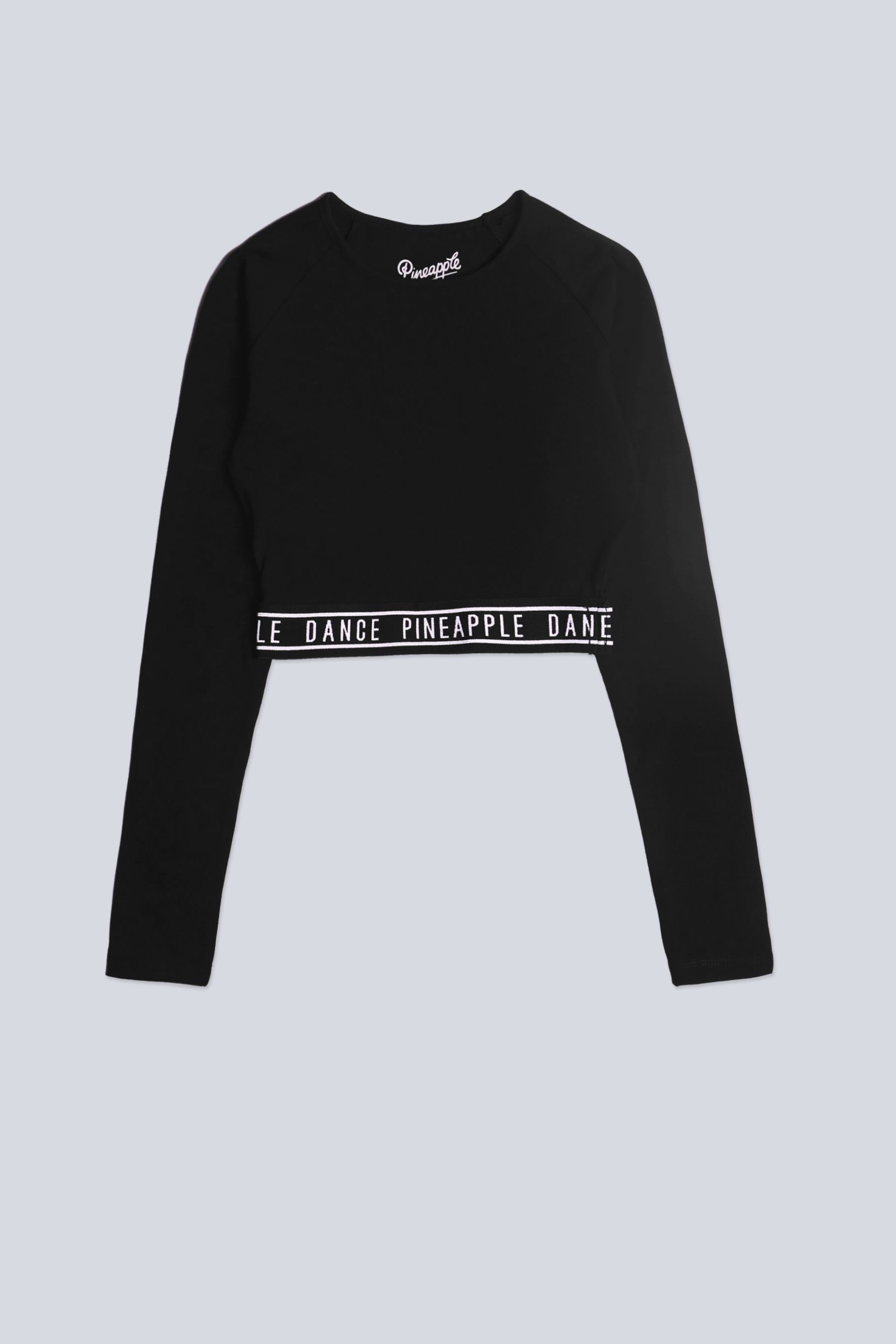 Ellesse tape long sleeve crop polo shirt best sale