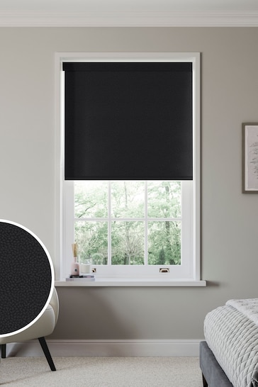 Black Discover Made to Measure Roller Blind