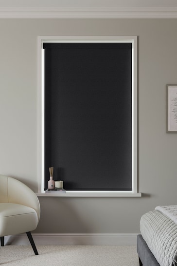 Black Discover Made to Measure Roller Blind