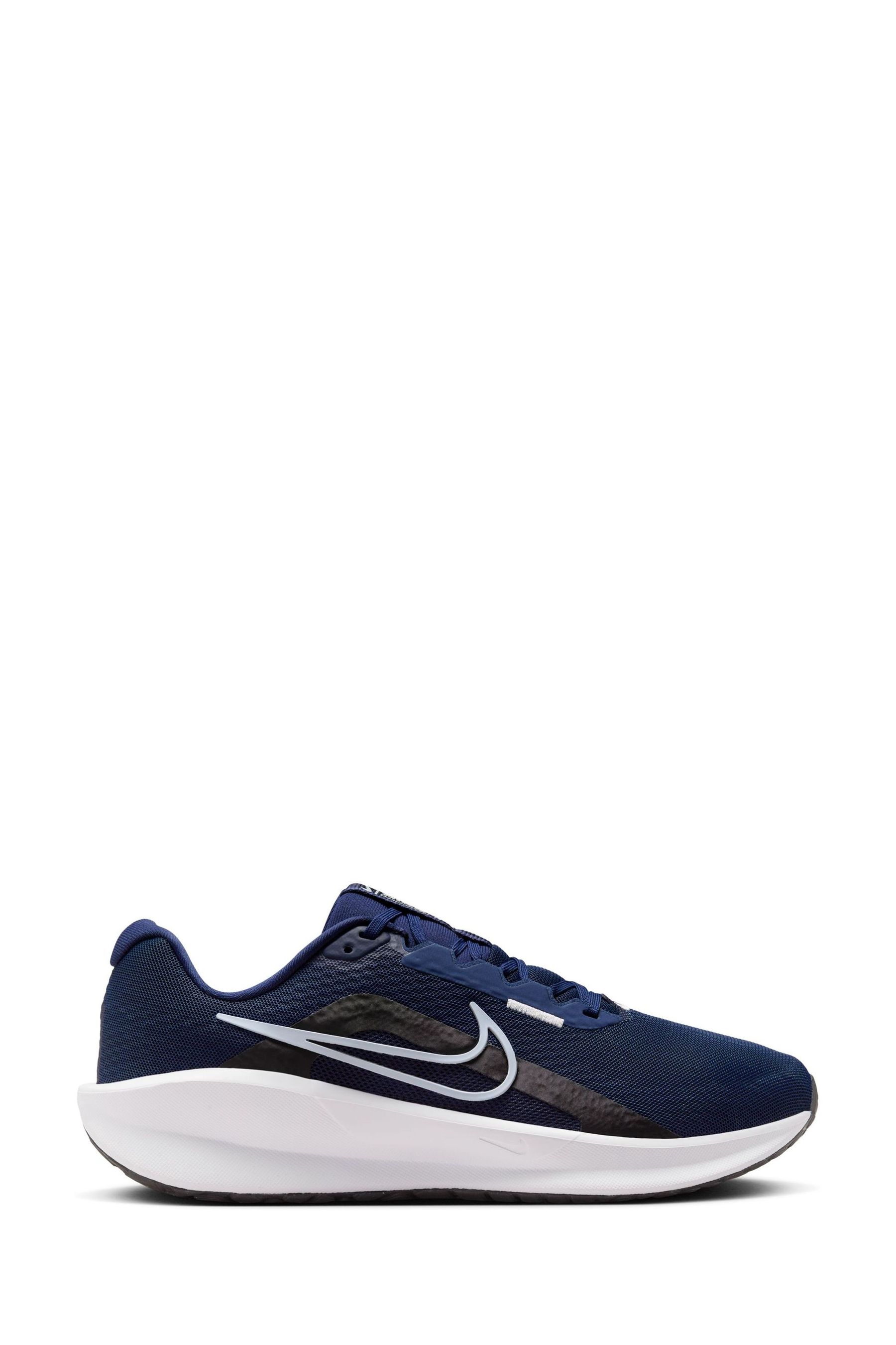 Navy nike running shoes discount