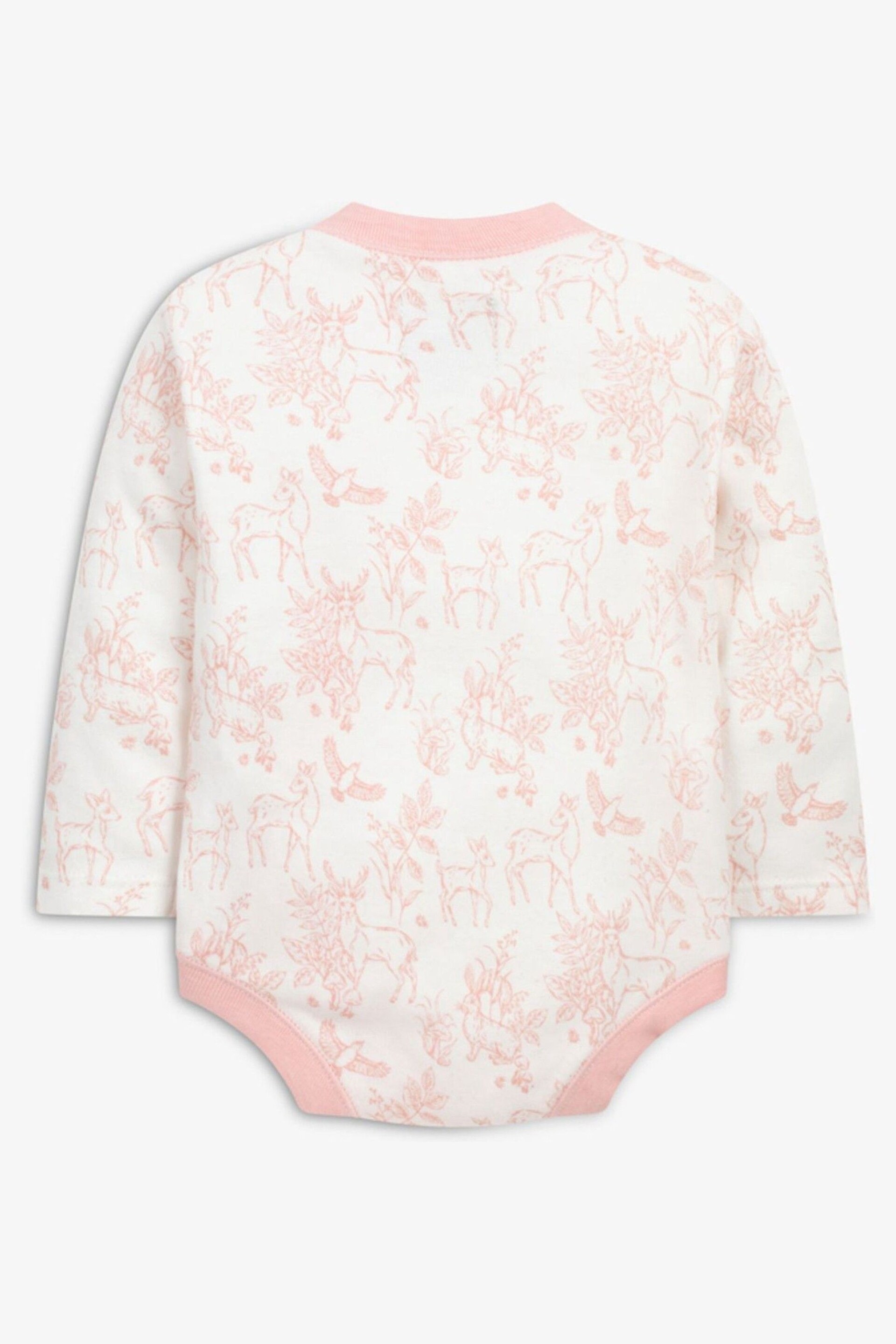 The Little Tailor Baby Easter Bunny Print Soft Cotton Bodysuit - Image 3 of 4