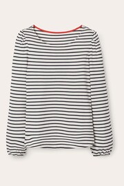 Boden Cream Supersoft Long Sleeve Top - Image 5 of 5