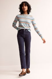 Boden Blue Slim Corduroy Straight Jeans - Image 3 of 6
