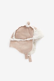 Neutral Faux Shearling Trapper Hat (1-6yrs) - Image 5 of 6