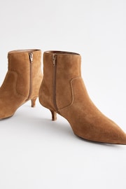 Tan Brown Forever Comfort® Stud Detail Ankle Boots - Image 5 of 5