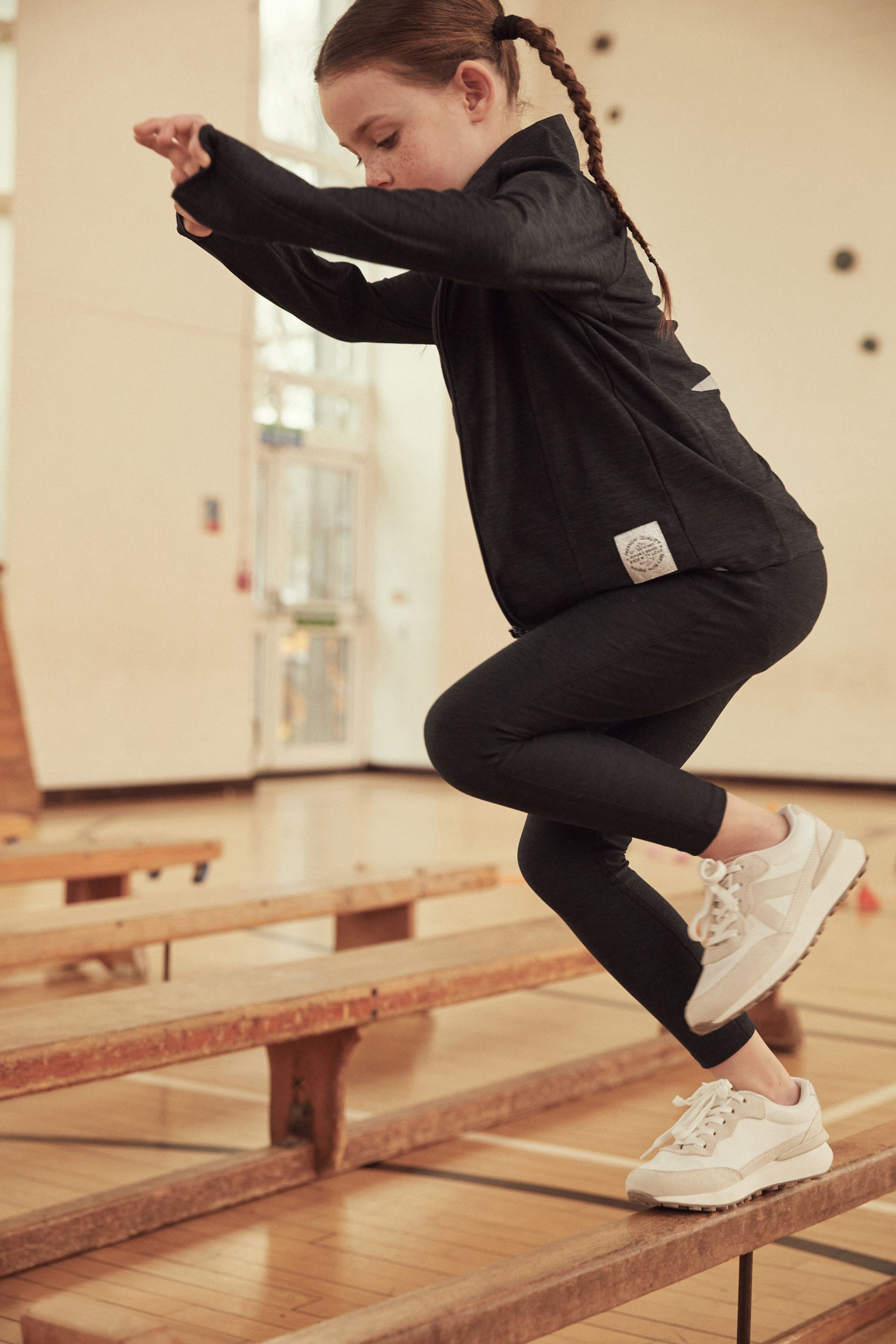 Buy Black Sports Leggings 3 16yrs from the Next UK online shop