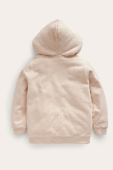 Boden Natural Fun Shaggy-Lined Rabbit Hoodie